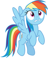 Size: 3000x3672 | Tagged: safe, artist:cloudy glow, derpibooru import, rainbow dash, pegasus, pony, g4, the beginning of the end, female, flying, mare, my little pony: friendship is magic, simple background, solo, transparent background, vector