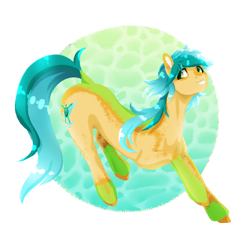 Size: 2000x2000 | Tagged: safe, artist:oneiria-fylakas, derpibooru import, sandbar, pony, g4, alternate design, solo