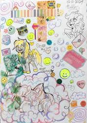 Size: 1280x1793 | Tagged: safe, artist:sweetmelon556, derpibooru import, derpy hooves, pony, g4, solo, traditional art