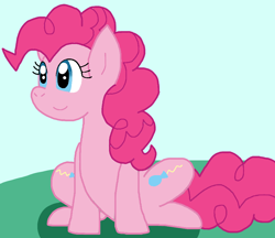 Size: 888x766 | Tagged: safe, artist:cmara, derpibooru import, pinkie pie, earth pony, g4, female, sitting, solo