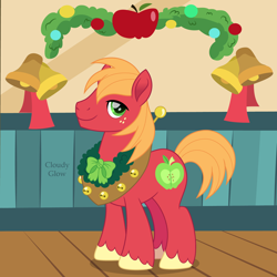 Size: 1800x1800 | Tagged: safe, artist:cloudy glow, derpibooru import, big macintosh, earth pony, pony, g4, male, stallion, winter