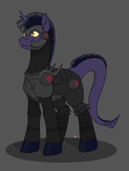 Size: 1384x1840 | Tagged: safe, derpibooru import, oc, oc:folket firewing, dracony, dragon, hybrid, unicorn, equestria at war mod, fanfic:the prophecy, fanfic:пророчество, armor, clothes, horn, military uniform, night guard, uniform