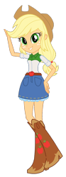 Size: 416x1122 | Tagged: safe, artist:cwt10101, derpibooru import, applejack, human, equestria girls, g4, applejack's hat, applesass, axefighter, clothes, cute, female, hat, jackabetes, jujutsuka, knife-fighter, kobudoka, kung fu fighter, lassoist, martial artist, shirt, simple background, skirt, sleeves rolled up, solo, spearfighter, stetson, swordfighter, transparent background