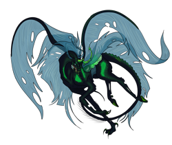 Size: 2090x1763 | Tagged: safe, artist:snowgod1237, derpibooru import, queen chrysalis, changeling, changeling queen, g4, female, redesign, simple background, solo, transparent background