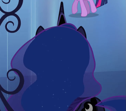 Size: 725x640 | Tagged: safe, derpibooru import, edit, edited screencap, screencap, princess luna, pony, equestria girls, g4, back of head, cropped, my little pony equestria girls