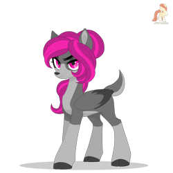 Size: 2500x2500 | Tagged: safe, artist:r4hucksake, derpibooru import, oc, oc:oleander, deer, deer pony, original species, peryton, female, simple background, solo, transparent background