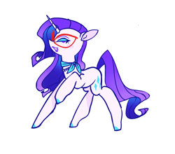 Size: 2048x1800 | Tagged: safe, artist:crasysam0, derpibooru import, rarity, pony, unicorn, g4, female, glasses, horn, jewelry, lipstick, mare, necklace, smiling, solo