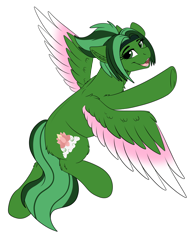 Size: 2548x3303 | Tagged: safe, artist:decemberbreeze, derpibooru import, oc, oc only, oc:tranquil zen, pegasus, colored wings, commission, commissioner:legionofblues, female, mare, mare oc, multicolored wings, pegasus oc, wings