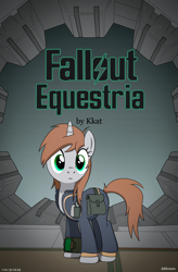 Size: 2300x3512 | Tagged: safe, artist:dddromm, derpibooru import, oc, oc only, oc:littlepip, pony, unicorn, fallout equestria, horn, solo, unicorn oc