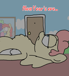 Size: 3023x3351 | Tagged: safe, artist:professorventurer, derpibooru import, oc, oc:eternal star, oc:power star, depressed, new years eve, ponified, rule 85, super mario 64