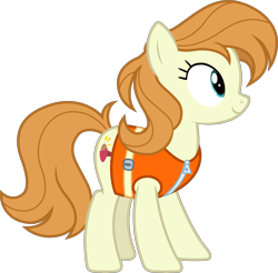 Size: 6264x6157 | Tagged: safe, artist:firlin123, derpibooru import, agua fresca, lily peel, earth pony, pony, between dark and dawn, g4, .svg available, absurd resolution, almond joy, background pony, female, lifejacket, mare, my little pony: friendship is magic, simple background, solo, svg, transparent background, vector