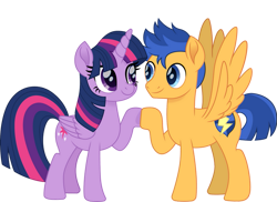 Size: 749x546 | Tagged: safe, artist:cloudy glow, derpibooru import, flash sentry, twilight sparkle, twilight sparkle (alicorn), alicorn, pegasus, pony, female, flashlight, male, mare, movie accurate, shipping, simple background, stallion, straight, transparent background