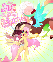 Size: 1702x2000 | Tagged: safe, artist:fluffyfoxarts, derpibooru import, discord, fluttershy, draconequus, pegasus, pony, g4, bipedal, cute, discoshy, female, feminism, flutterbadass, male, mare, shipping, shyabetes, straight