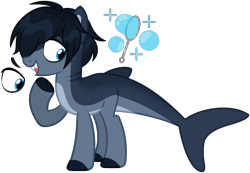 Size: 2309x1597 | Tagged: safe, artist:strawberry-spritz, derpibooru import, oc, original species, shark, shark pony, male, simple background, solo, transparent background