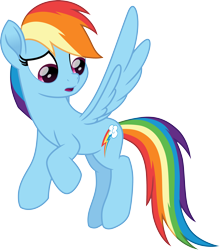 Size: 3000x3407 | Tagged: safe, artist:cloudy glow, derpibooru import, rainbow dash, pegasus, pony, g4, compassion, concern, cute, dashabetes, female, flying, mare, my little pony: friendship is magic, my little pony: rainbow roadtrip, primal, rainbow dash is best pony, simple background, solo, transparent background