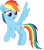 Size: 3000x3407 | Tagged: safe, artist:cloudy glow, derpibooru import, rainbow dash, pegasus, pony, g4, altruism, benevolence, compassion, concern, cute, dashabetes, female, flying, mare, my little pony: friendship is magic, my little pony: rainbow roadtrip, primal, rainbow dash is best pony, simple background, solo, transparent background