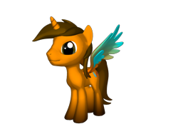 Size: 1200x900 | Tagged: safe, artist:miguelsilva12, derpibooru import, oc, oc:ej, alicorn, pony, g4, 3d, male, simple background, transparent background