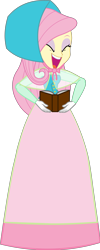 Size: 1405x3530 | Tagged: safe, artist:cartoonmasterv3, derpibooru import, fluttershy, human, equestria girls, g4, 19th century, advent calendar, caroling, christmas, christmas 2024, clothes, dress, gown, holiday, long dress, long skirt, skirt, solo, victorian, victorian dress