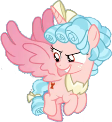 Size: 321x347 | Tagged: safe, derpibooru import, edit, edited screencap, editor:pascalmulokozi2, screencap, cozy glow, alicorn, pony, g4, the ending of the end, alicornified, background removed, cozycorn, female, filly, flying, foal, my little pony: friendship is magic, not a vector, race swap