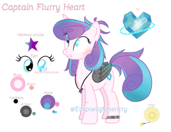Size: 2953x2285 | Tagged: safe, artist:xxeclipselightsentryytxx, derpibooru import, princess flurry heart, alicorn, pony, g4, amputee, artificial wings, augmented, base used, blind, female, mare, older, older flurry heart, prosthetic limb, prosthetic wing, prosthetics, scar, simple background, solo, transparent background, warrior flurry heart, wings