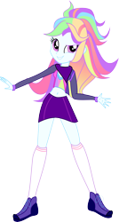 Size: 4720x8783 | Tagged: safe, artist:shootingstarsentry, derpibooru import, oc, oc only, oc:velocity wing, equestria girls, absurd resolution, female, offspring, parent:rainbow dash, parent:soarin', parents:soarindash, simple background, solo, transparent background