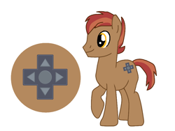 Size: 800x600 | Tagged: safe, artist:princessstar022, derpibooru import, button mash, earth pony, pony, g4, base used, male, older, older button mash, simple background, solo, stallion, white background