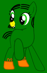 Size: 298x463 | Tagged: safe, artist:jazzthetwilightgaia, artist:spitfirethepegasusfan39, derpibooru import, earth pony, pony, g4, adult blank flank, base used, blank flank, clothes, facial hair, green background, male, moustache, mr. fussy, mr. men, mr. men little miss, ponified, shoes, short hair, short mane, short tail, simple background, smiling, sneakers, solo, species swap, stallion, tail, talking