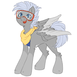 Size: 1000x1000 | Tagged: safe, artist:kazmuun, derpibooru import, chipcutter, pony, goggles, simple background, solo, transparent background