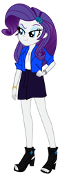 Size: 1024x2952 | Tagged: safe, artist:emeraldblast63, color edit, derpibooru import, edit, editor:red baron, rarity, equestria girls, g4, clothes, colored, female, hand on hip, high heels, older, older rarity, open-toed shoes, shoes, simple background, solo, toes, transparent background, university