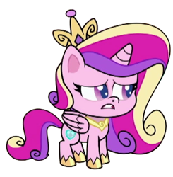 Size: 494x505 | Tagged: safe, artist:luckydog416, derpibooru import, edit, edited screencap, screencap, princess cadance, alicorn, pony, g4.5, my little pony: pony life, what goes updo, spoiler:pony life s02e17, background removed, female, mare, not a vector, simple background, transparent background