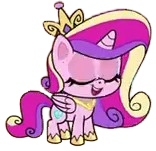 Size: 156x151 | Tagged: safe, artist:luckydog416, derpibooru import, edit, edited screencap, screencap, princess cadance, alicorn, pony, g4.5, my little pony: pony life, what goes updo, spoiler:pony life s02e17, background removed, female, mare, not a vector, picture for breezies, simple background, transparent background