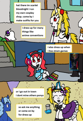 Size: 1220x1761 | Tagged: safe, artist:ask-luciavampire, derpibooru import, oc, pony, undead, vampire, vampony, ask, clothes, cosplay, costume, tumblr