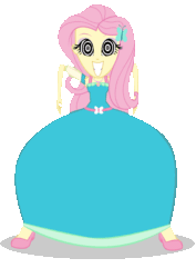 Size: 2475x3499 | Tagged: safe, artist:cartoonmasterv3, derpibooru import, fluttershy, human, equestria girls, animated, clothes, dress, gif, hypno eyes, hypnosis, hypnotized, long dress, long skirt, simple background, skirt, solo, transparent background