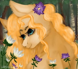 Size: 800x709 | Tagged: safe, derpibooru import, pear butter, earth pony, bust, solo