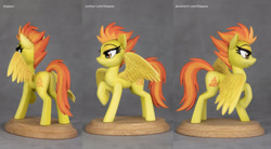 Size: 2822x1555 | Tagged: safe, artist:h1ppezz, derpibooru import, spitfire, pegasus, pony, butt, female, figurine, irl, mare, photo, plot, solo