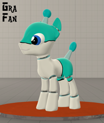 Size: 1621x1920 | Tagged: safe, artist:gradiusfanatic, derpibooru import, oc, oc only, oc:bx-8, pony, robot, robot pony, 3d, male, ponified, source filmmaker, species swap