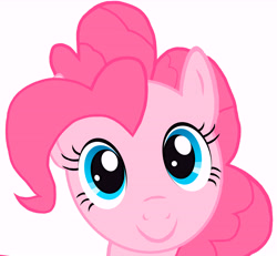 Size: 10832x10005 | Tagged: safe, artist:48n32g, derpibooru import, pinkie pie, earth pony, pony, absurd resolution, looking at you, simple background, smiling, solo, white background