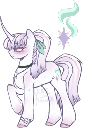 Size: 624x937 | Tagged: safe, artist:sunflower-spirit, derpibooru import, starlight glimmer, pony, unicorn, g4, albino, alternate design, simple background, solo, transparent background