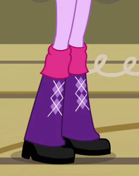 Size: 323x409 | Tagged: safe, derpibooru import, edit, edited screencap, screencap, human, equestria girls, equestria girls (movie), g4, boots, boots shot, cropped, high heel boots, legs, pictures of legs, shoes, solo
