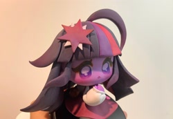 Size: 2048x1406 | Tagged: safe, artist:yanyannonoz, derpibooru import, twilight sparkle, equestria girls, blushing, clay figure, craft, female, figurine, irl, photo, sculpture, solo