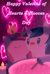 Size: 3359x4955 | Tagged: safe, artist:pokeneo1234, derpibooru import, princess cadance, shining armor, hearts and hooves day, holiday, shipping, valentine's day