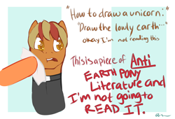 Size: 3772x2567 | Tagged: safe, artist:aisuroma, derpibooru import, oc, oc only, oc:past analysis, earth pony, pony, bust, dialogue, high res, napkin, portrait, priest, solo, story included, worried