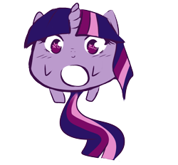 Size: 1745x1620 | Tagged: safe, artist:aisuroma, derpibooru import, twilight sparkle, food pony, original species, pony, unicorn, bagel, bread, chibi, emoticon, food, ponified, simple background, smiling, solo, species swap, transparent background