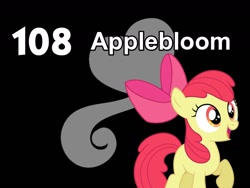 Size: 1280x960 | Tagged: safe, artist:popoyriaza453, derpibooru import, apple bloom, earth pony, pony, apple bloom's bow, bow, female, filly, foal, hair bow, solo