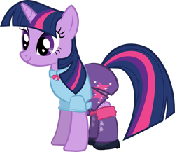 Size: 2840x2470 | Tagged: safe, artist:anayahmed2, derpibooru import, twilight sparkle, unicorn twilight, pony, unicorn, g4, blouse, boots, bowtie, button-up shirt, clothes, cute, cutie mark on clothes, cutie mark on skirt, equestria girls outfit, female, high heel boots, mare, shirt, shoes, simple background, skirt, smiling, solo, transparent background, twilight sparkle eqg's outfit