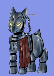Size: 1006x1416 | Tagged: safe, artist:cozziesart, oc, oc only, pony, fallout, male, stallion