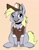 Size: 1207x1544 | Tagged: safe, artist:cozziesart, derpy hooves, pegasus, pony, derp, female, mailmare, mailmare hat, mailmare uniform, mailpony, mailpony uniform, mare, simple background, sitting, smiling, solo, unshorn fetlocks