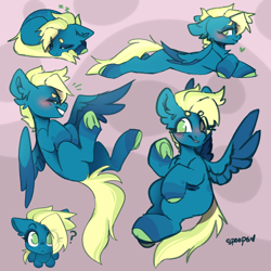 Size: 2500x2500 | Tagged: safe, artist:spoopygander, derpibooru import, oc, oc only, oc:cyber cavea, pegasus, pony, cute, female, mare