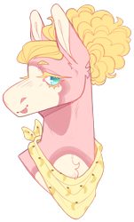 Size: 1321x2194 | Tagged: safe, artist:sleepy-nova, derpibooru import, oc, oc only, oc:banana, pony, bust, female, mare, portrait, simple background, solo, transparent background