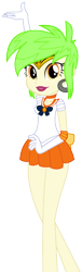 Size: 322x1053 | Tagged: artist needed, safe, derpibooru import, cherry crash, human, better together, equestria girls, g4, a queen of clubs, female, sailor moon (series), sailor venus, simple background, solo, transparent background